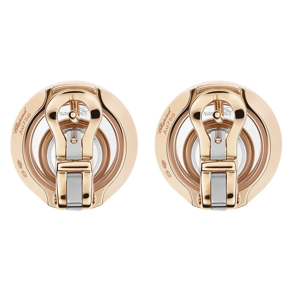 Chopard Happy Spirit 18ct White Rose Gold 0.19ct Diamond Earrings image number 3