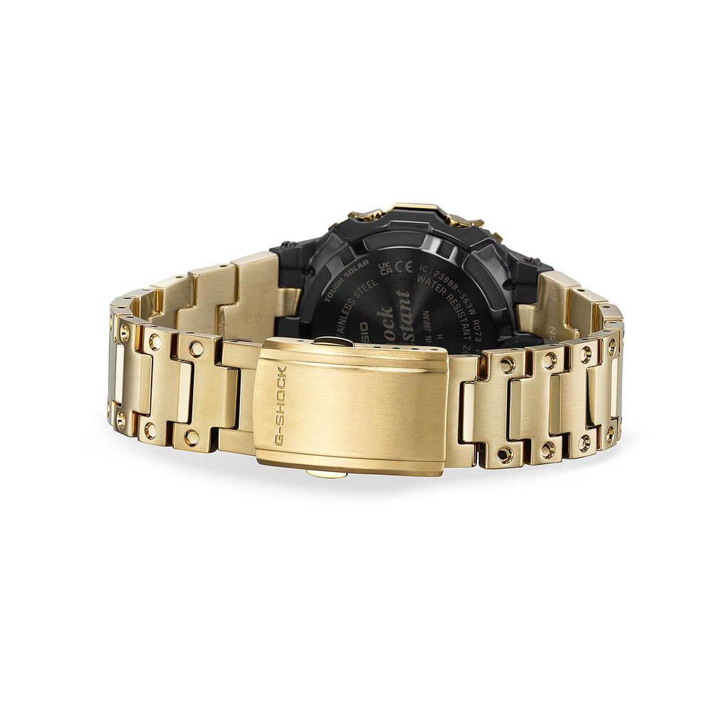 G-SHOCK Full Metal 5000 Series 49.3mm Black Dial & Gold Ion Plated Steel Bracelet Watch