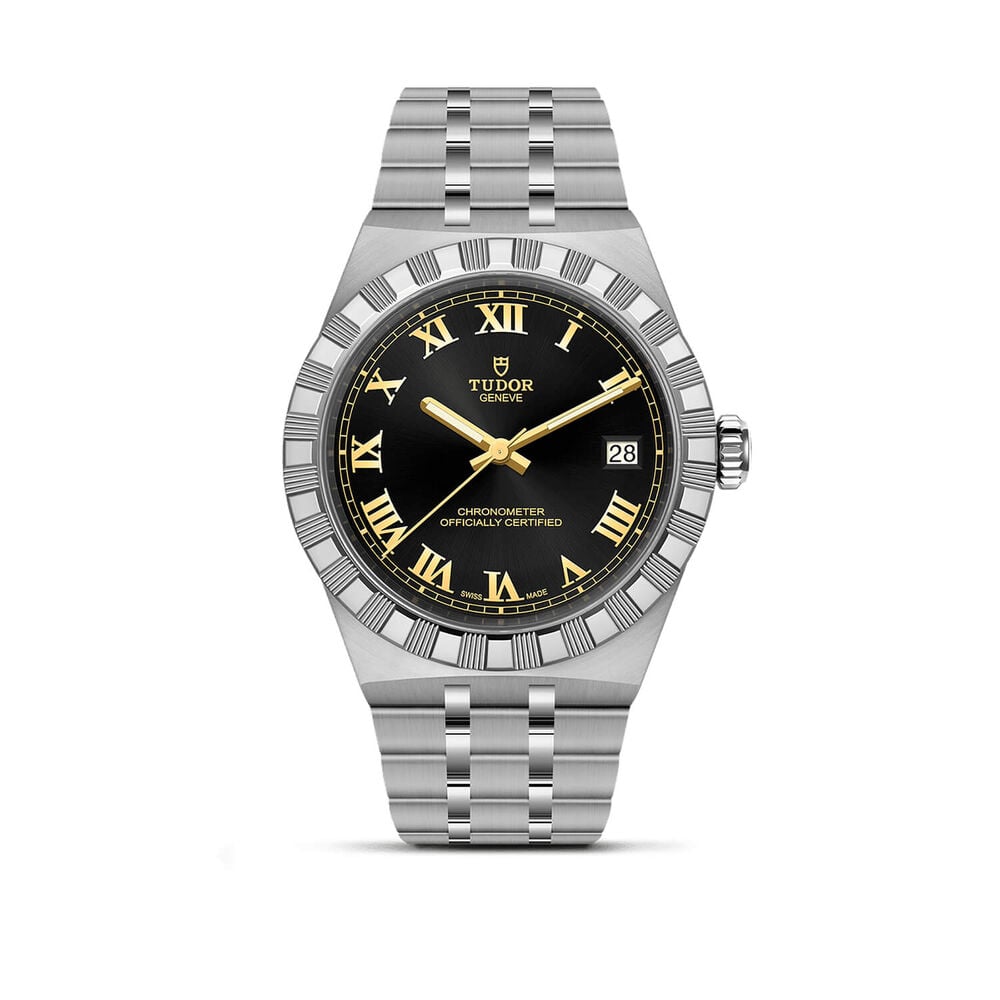 TUDOR Royal 36mm Black Dial Stainless Steel Bracelet Watch