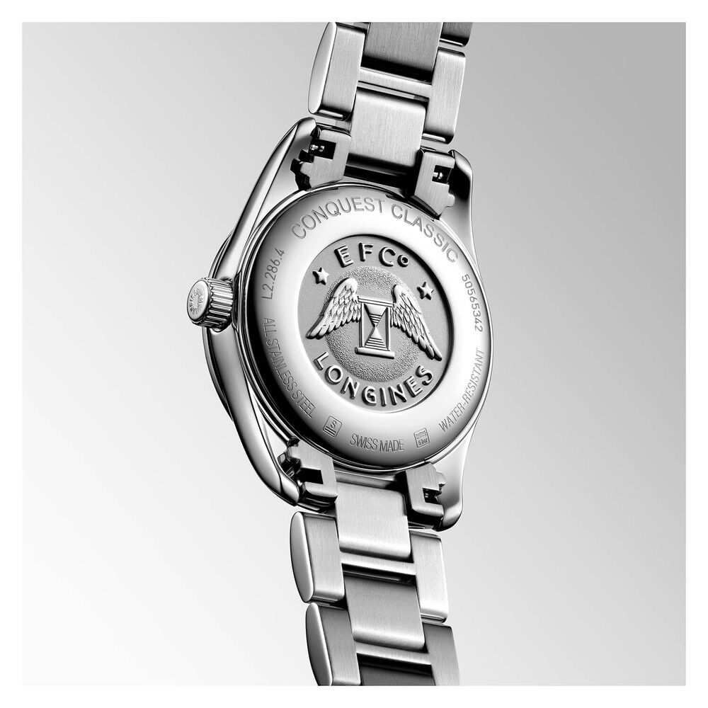 Longines Conquest Classic Stainless Steel 29.5mm Ladies Watch image number 6