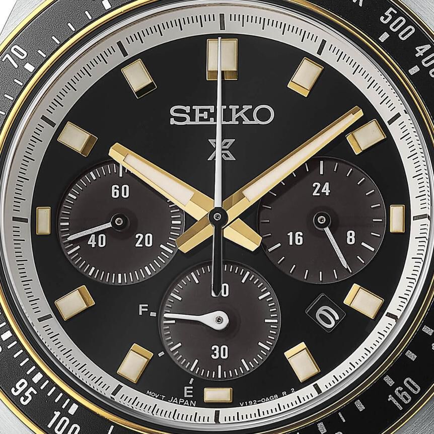 Seiko Prospex Circuit Race Solar Speedtimer 41.4mm Watch
