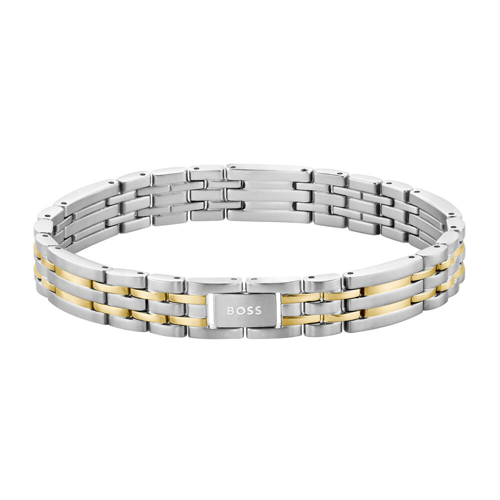 BOSS Wesley Two Tone Stainless Steel Bracelet