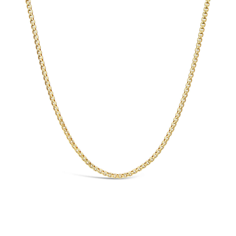 9ct Yellow Gold Belcher Necklet image number 0