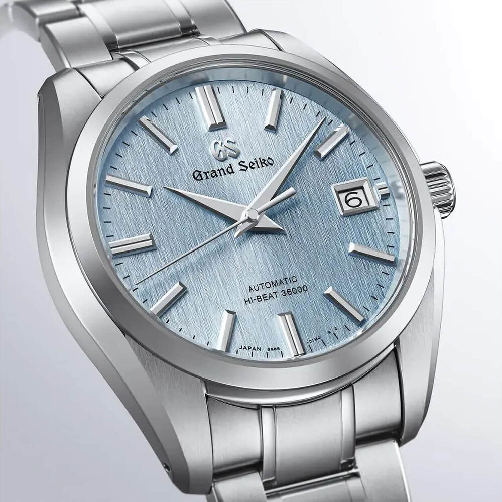 Grand Seiko ‘Icefall’ Hi-Beat 1998 Revival in Titanium 40mm Blue Dial Bracelet Watch