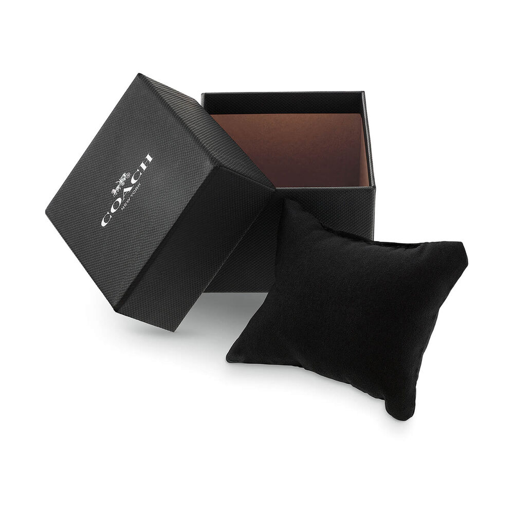 Coach Reese 24mm Silver Dial Crystal Dots Stainless Steel Bracelet Watch