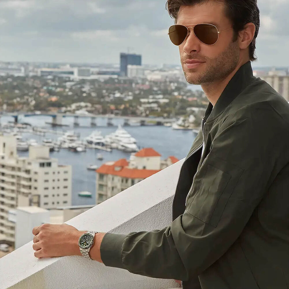 Citizen Promaster Air Navihawk 40mm Khaki Dial Stainless Steel Bracelet Watch image number 4