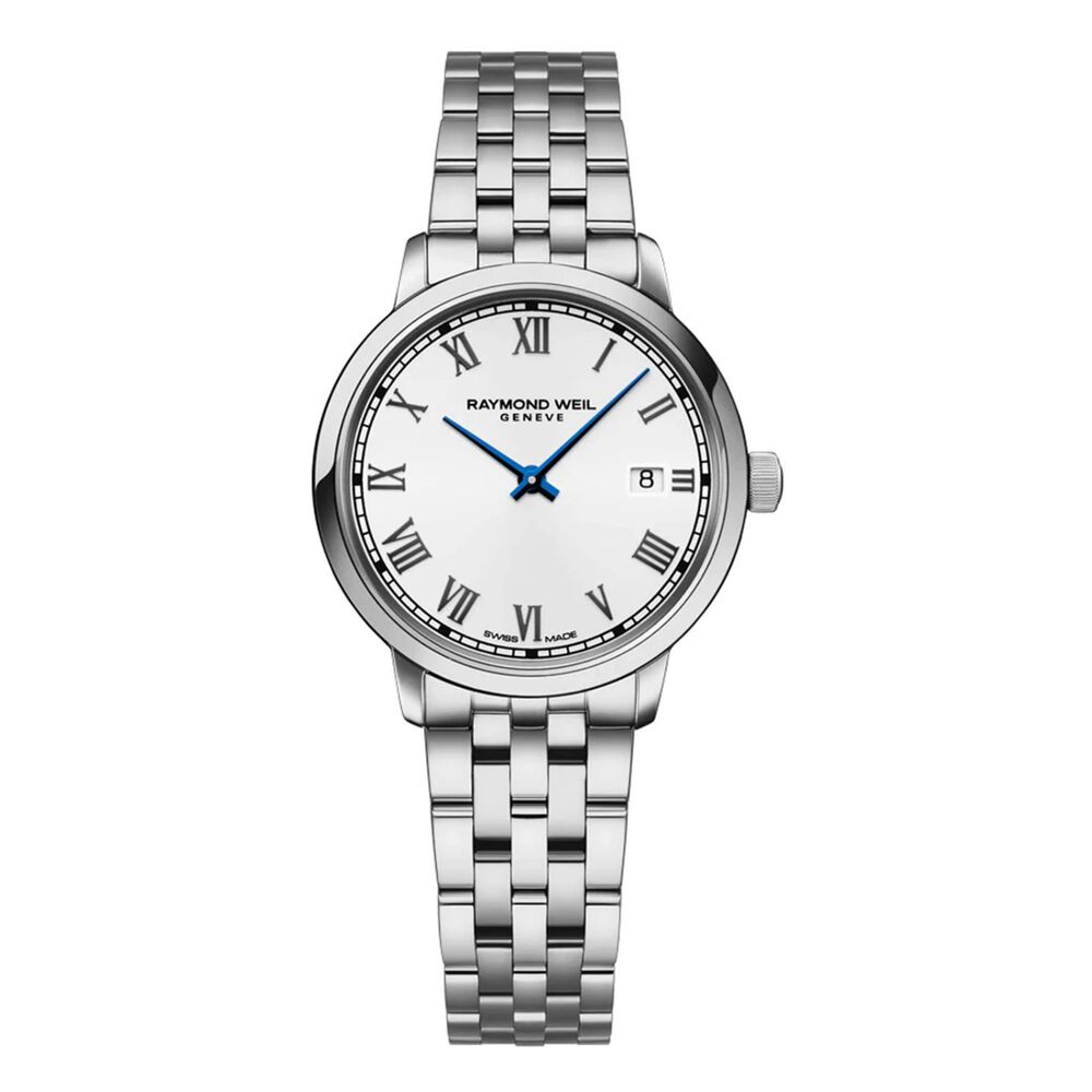 Raymond Weil Toccata 29mm White Roman Numerals Dial Steel Bracelet Watch image number 0