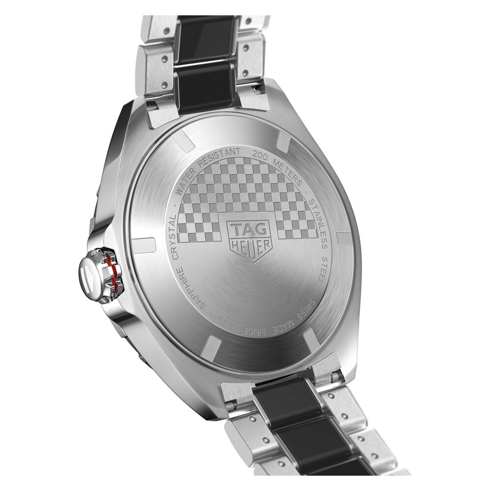 TAG Heuer Formula 1 Date 43mm Black Dial Ceramic & Stainless Steel Bracelet Watch image number 3