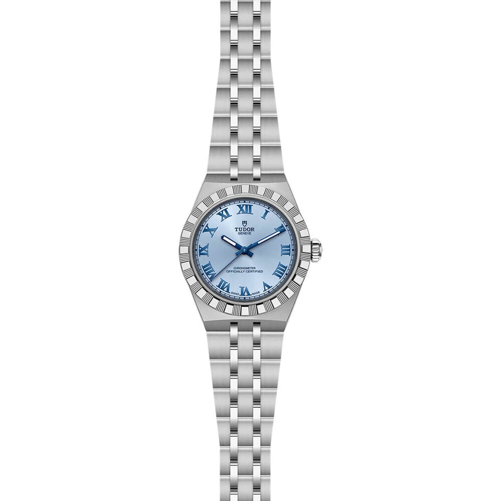 TUDOR Royal 30mm Light Blue Dial Stainless Steel Bracelet Watch