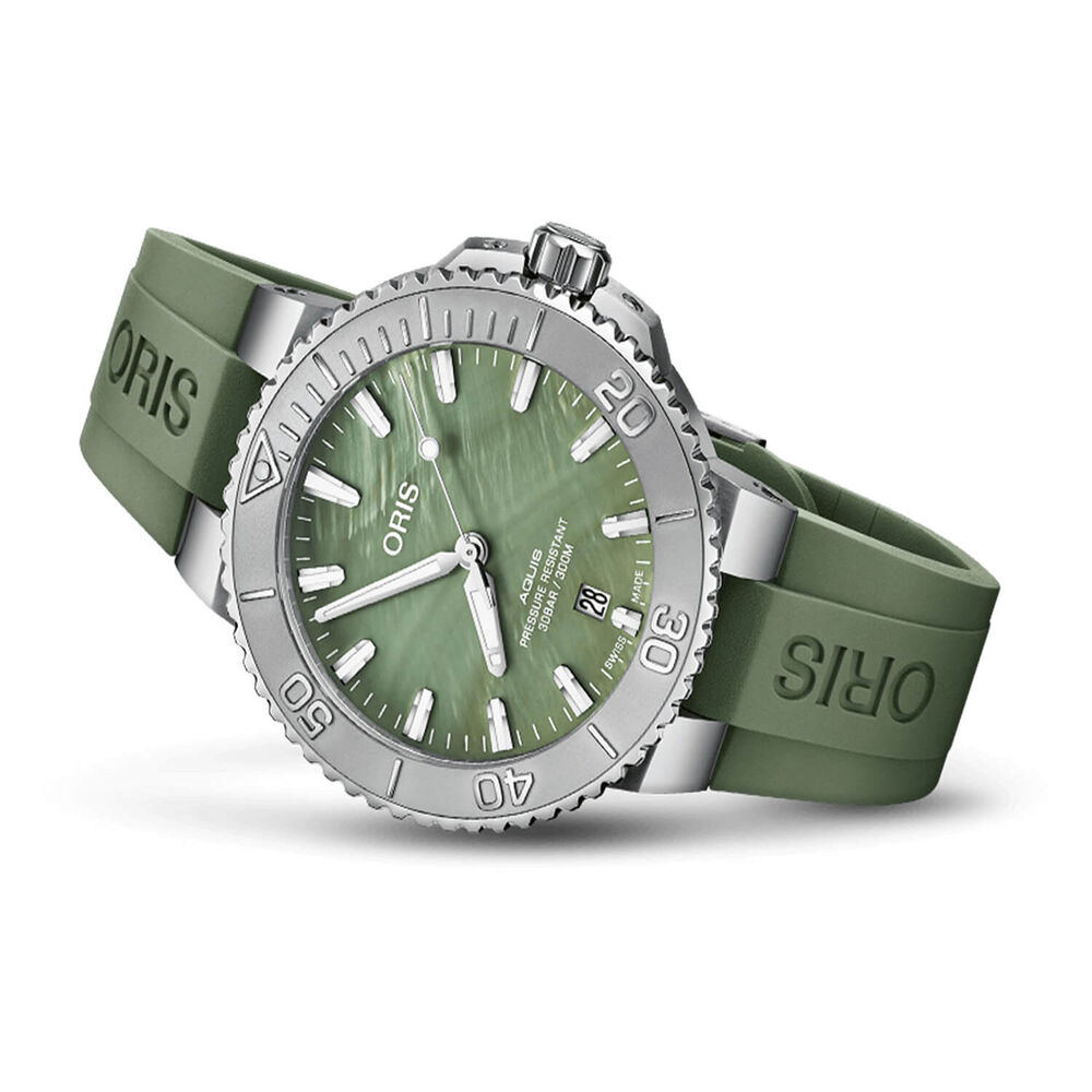 Oris New York Harbour Limited Edition 41.5mm Green Dial Set Watch