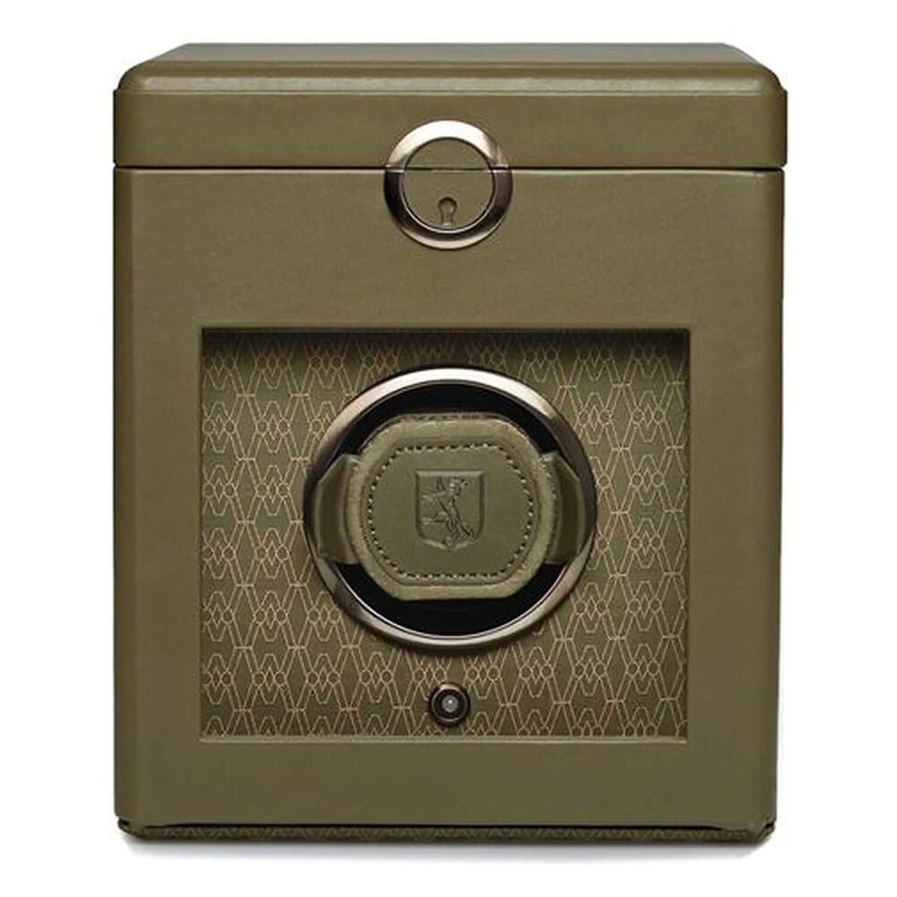 WOLF Earth Single Watch Winder Olive