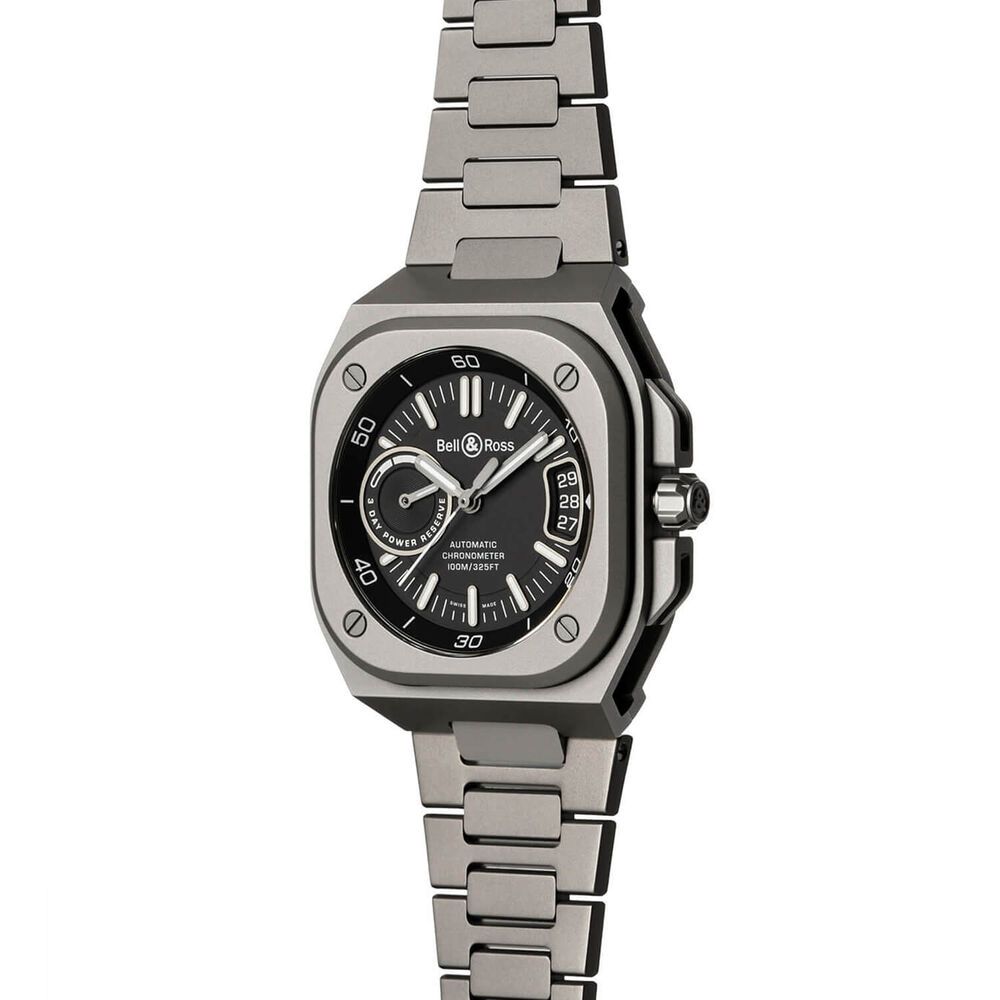 Bell & Ross BR-X5 Black Titanium 41mm Black Dial Titanium Bracelet Watch image number 1