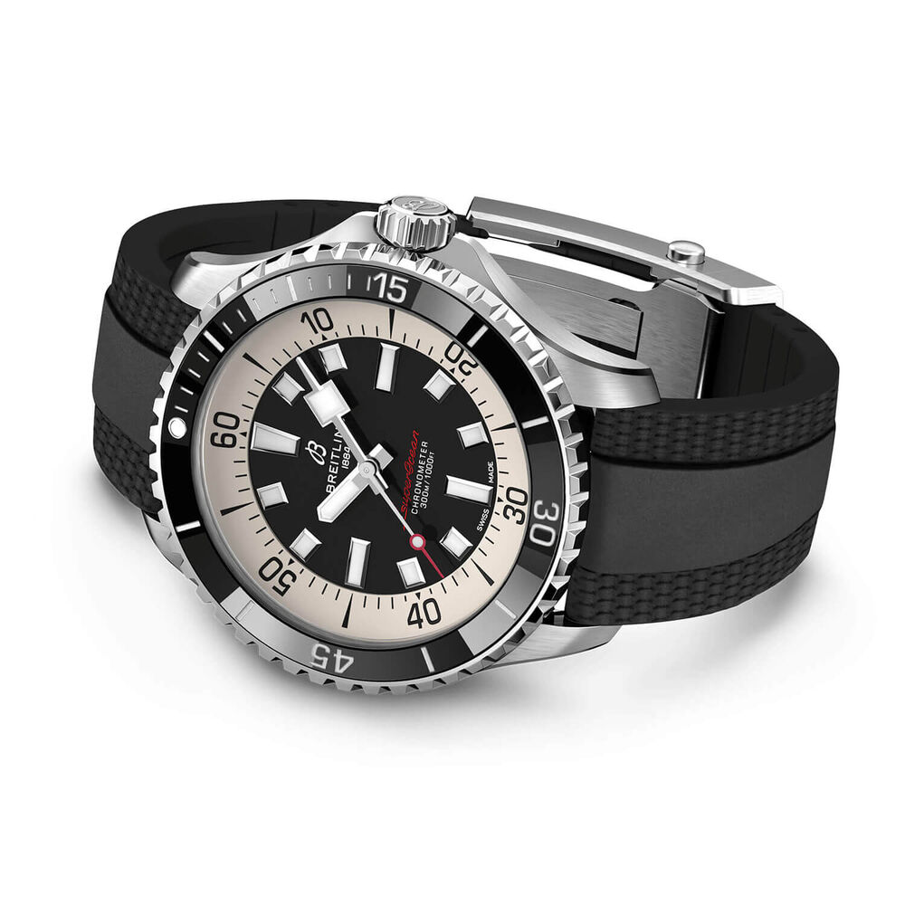 Breitling Superocean Automatic 44 Black Dial Strap Watch image number 2