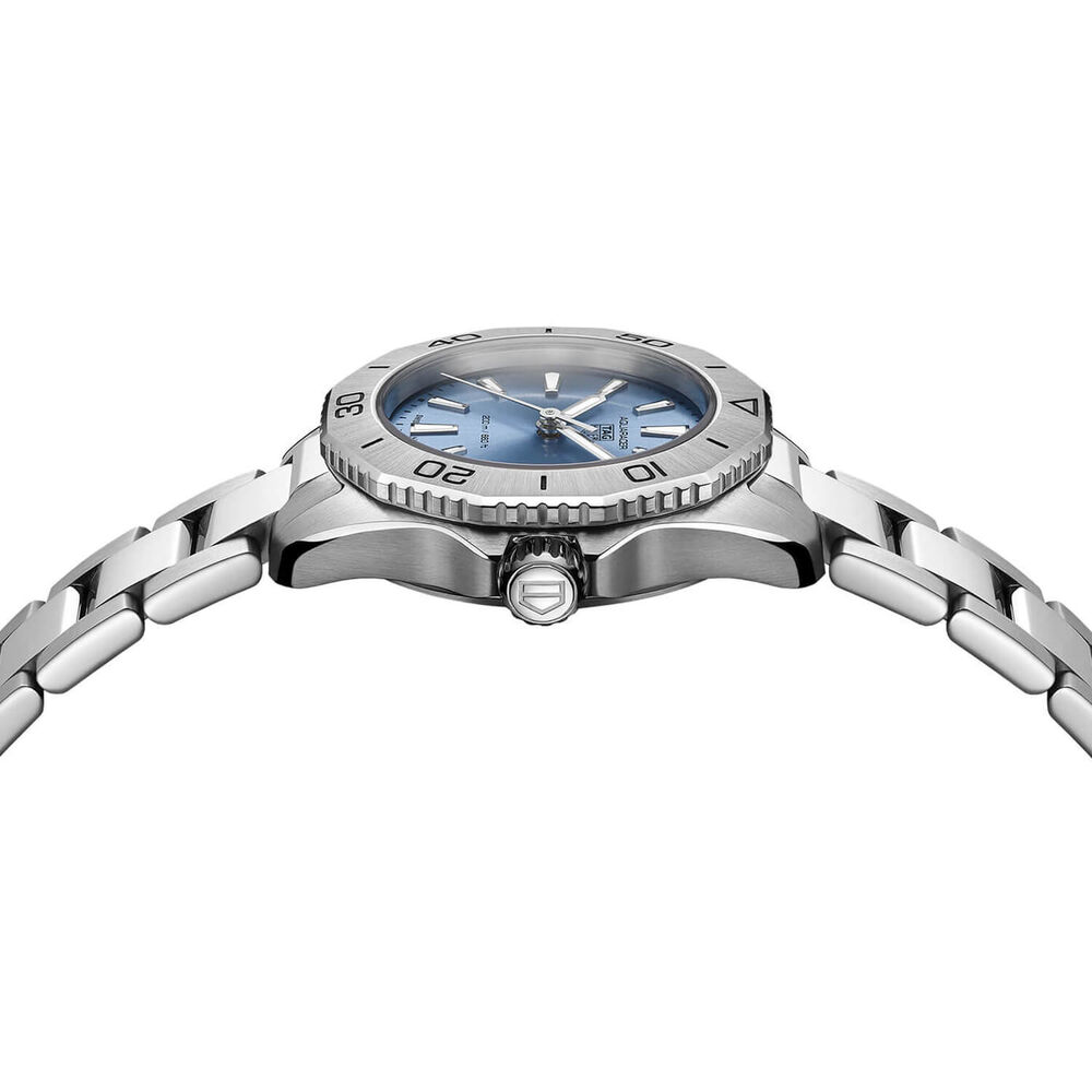TAG Heuer Aquaracer Professional 200 30mm Light Blue Dial Stainless Steel Bracelet Watch image number 3