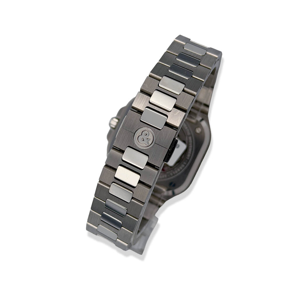 Pre-Owned Bell & Ross Automatic BR-05 Blue Dial Steel Bracelet Watch image number 2