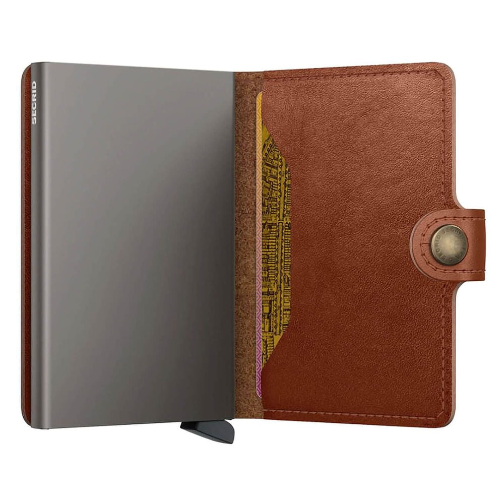 Secrid Texano Saddle Brown Leather Miniwallet image number 3