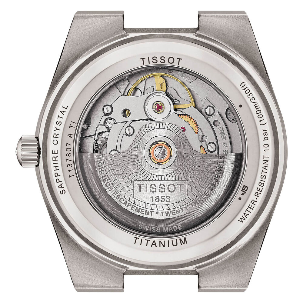 Tissot PRX Titanium 38mm Anthracite Dial Bracelet Watch image number 4