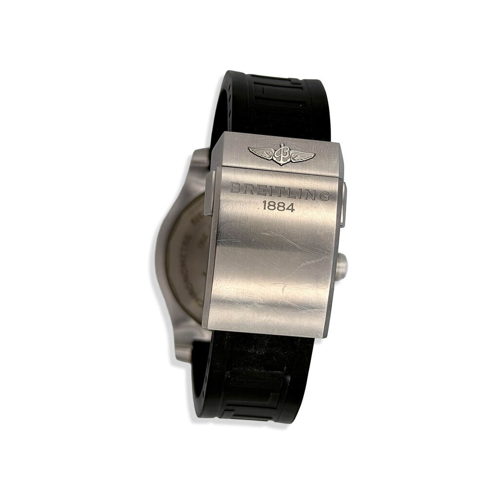 Pre-Owned Breitling Avenger Seawolf 45mm Black Dial Rubber Strap Watch