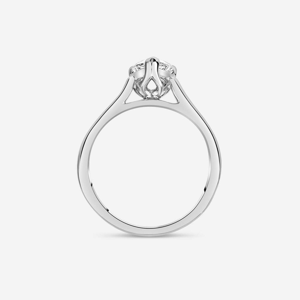 Born Platinum Lab Grown 1.50ct Pear Diamond Ring image number 3