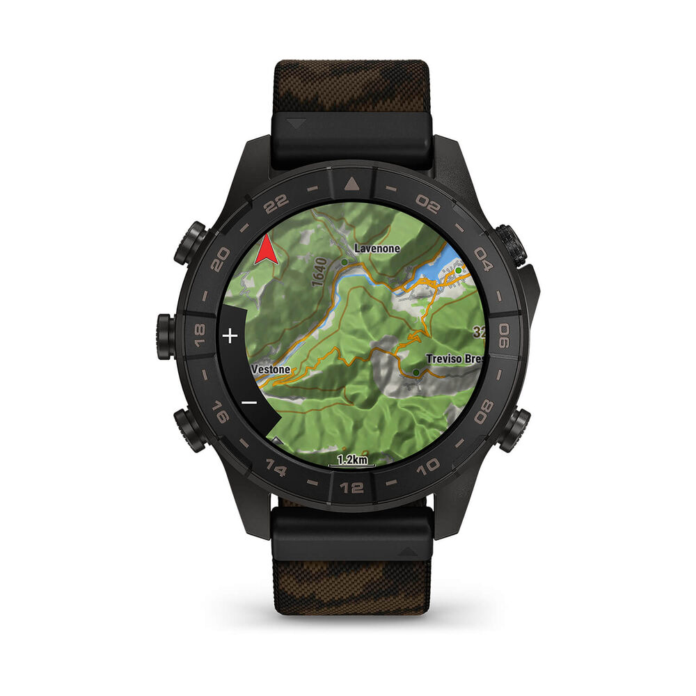 Garmin MARQ Commander (Gen 3) 47mm Grade 5 Titanium Case Jacquard Woven Nylon Strap Watch