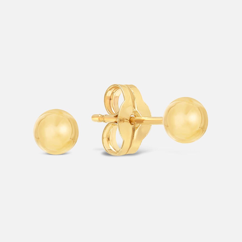 9ct Yellow Gold Stud Earrings