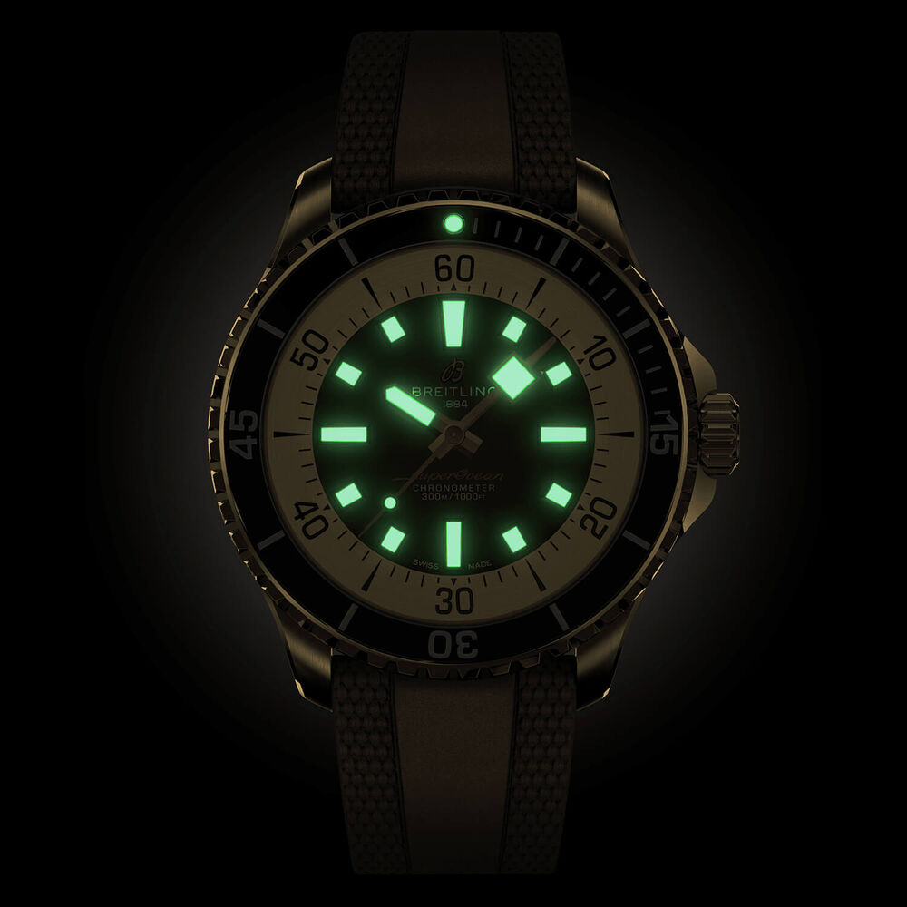 Breitling Superocean Automatic 44 Brown Dial Strap Watch image number 5