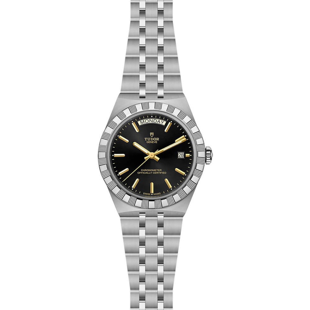 TUDOR Royal 40mm Black Dial Stainless Steel Bracelet Watch
