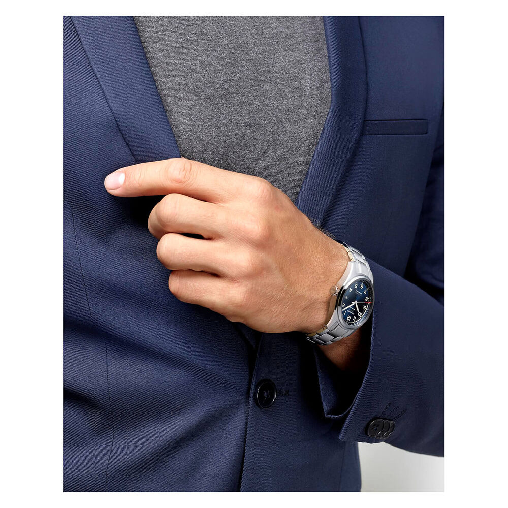 Pre-Owned Longines Spirit 40mm Blue Dial Steel Bracelet Watch image number 4