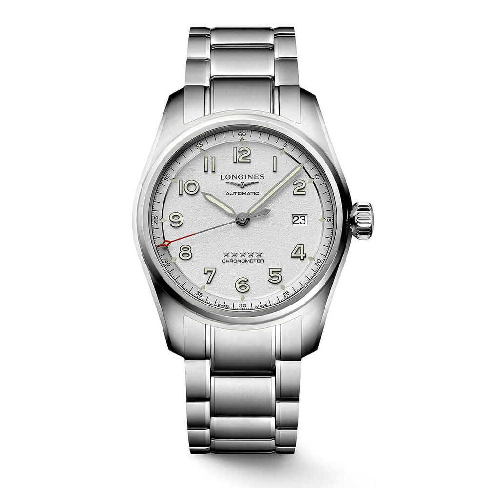Longines Avigation Spirit Automatic 40mm Silver Steel Case Watch Watch