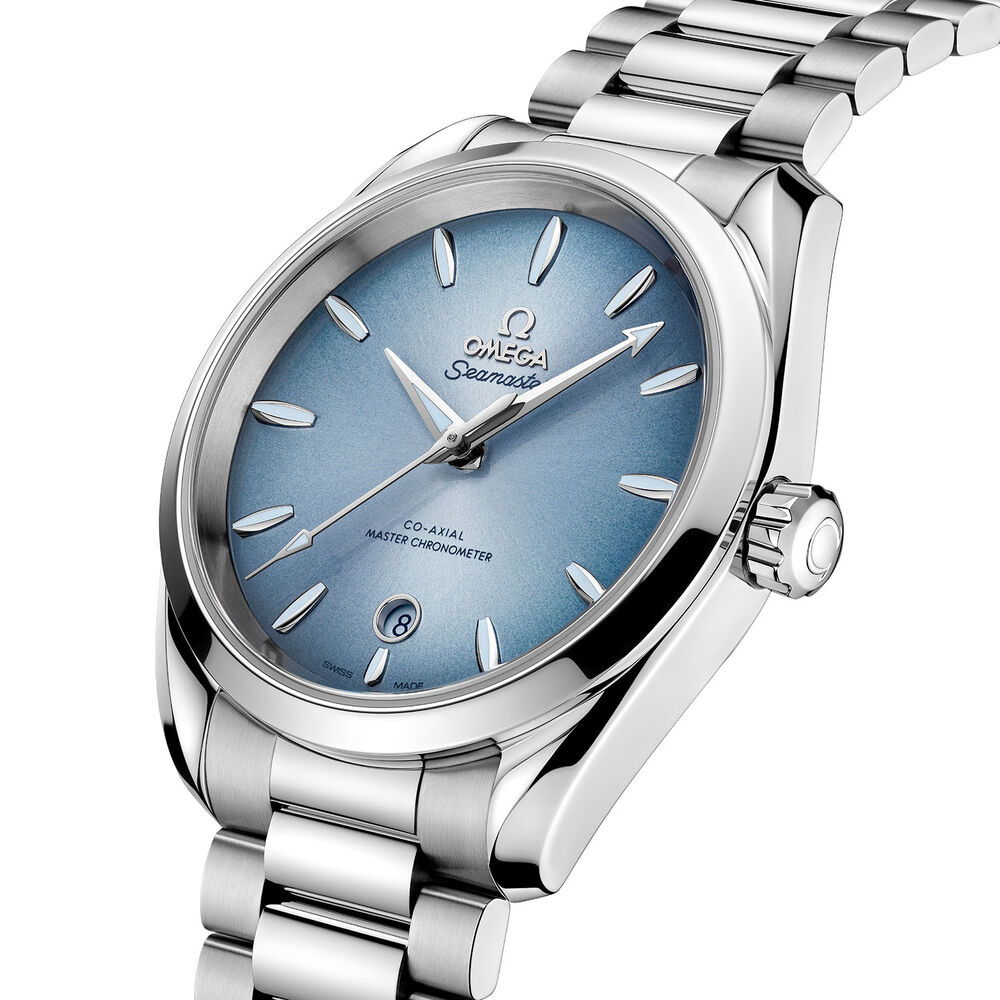 OMEGA Seamaster Aqua Terra 150M 38mm Summer Blue Dial Bracelet Watch image number 1