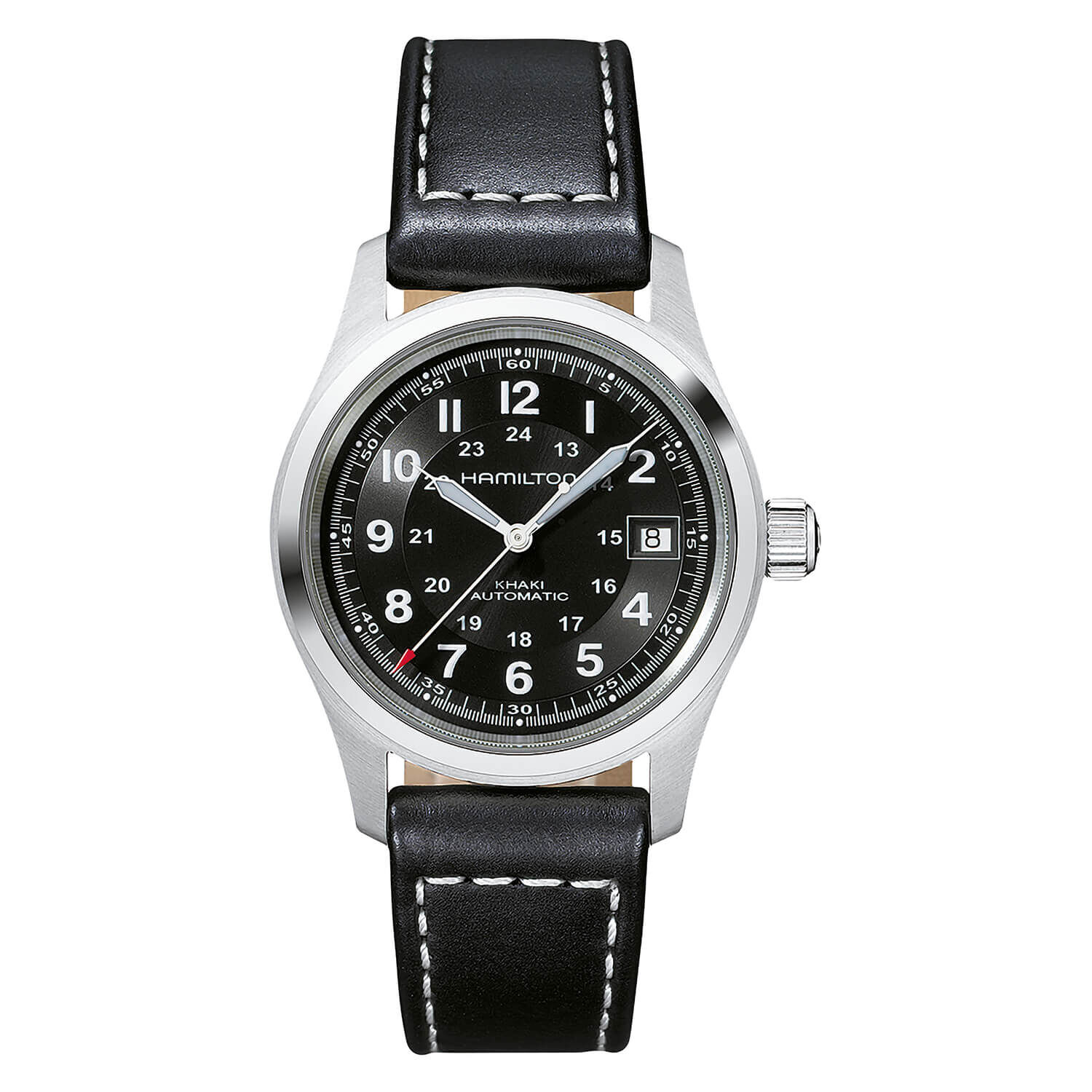 38mm discount black watch