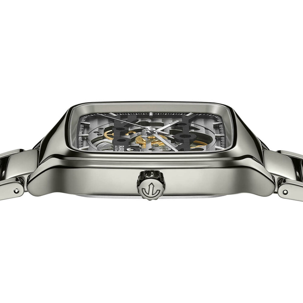 Rado True Square 38mm Automatic Plasma Skeleton Dial Ceramic Case Watch image number 6