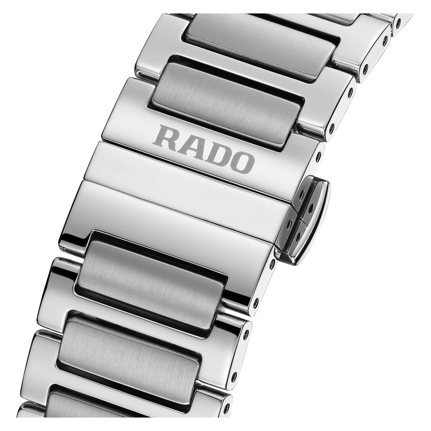 Rado DiaStar Brushed Green Dial Steel Bracelet Watch at Fraser Hart