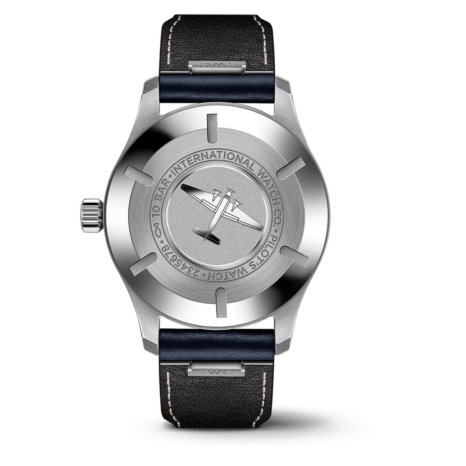 IWC Pilot Mark18 40mm Blue Dial Leather Strap Watch