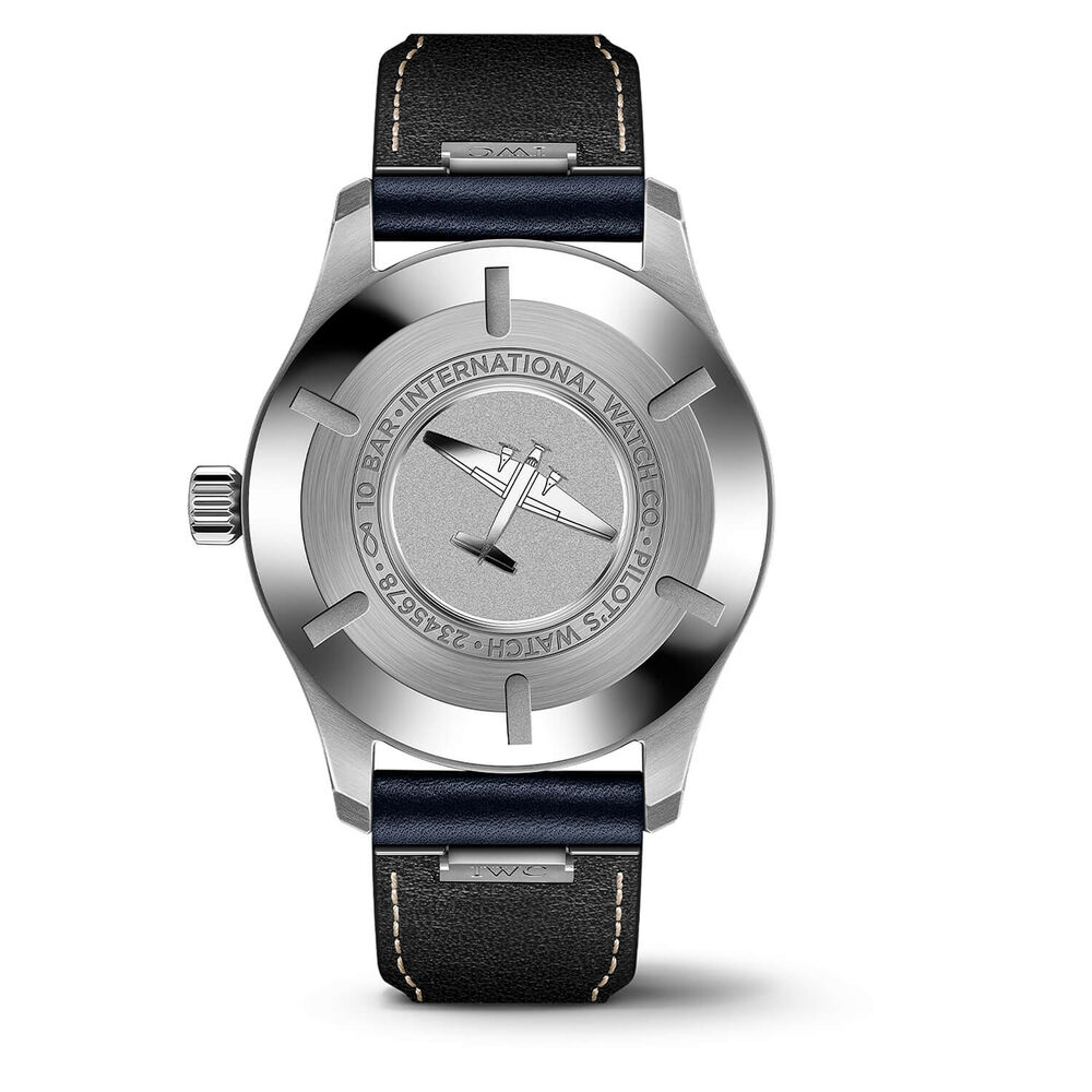 IWC Schaffhausen Pilot's Watch Mark XX Blue Dial Strap Watch image number 3