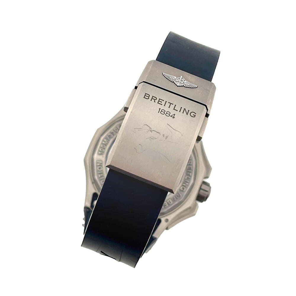 Pre-Owned Breitling Bentley GMT Light Body 49mm Black Dial Rubber Strap Watch image number 2