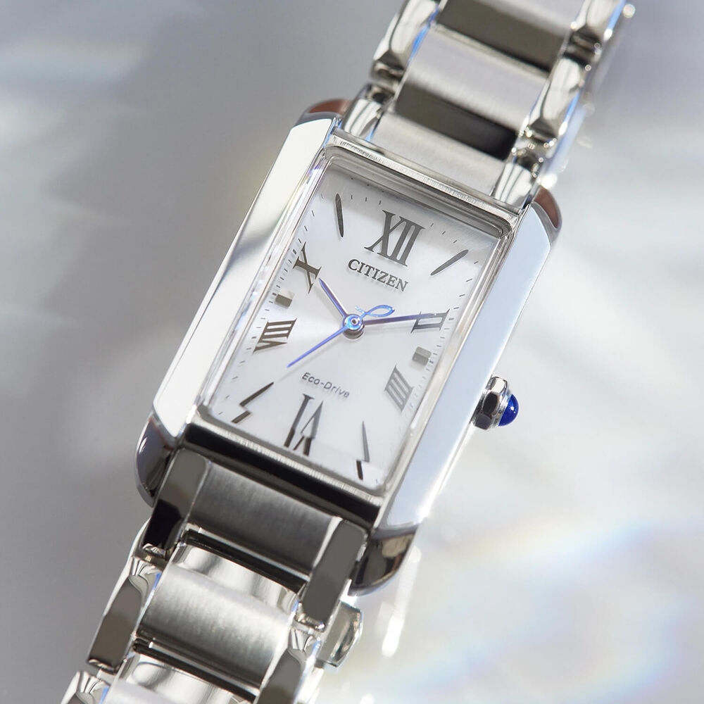 Citizen Bianca 19mm White Dial Stainless Steel Bracelet Watch