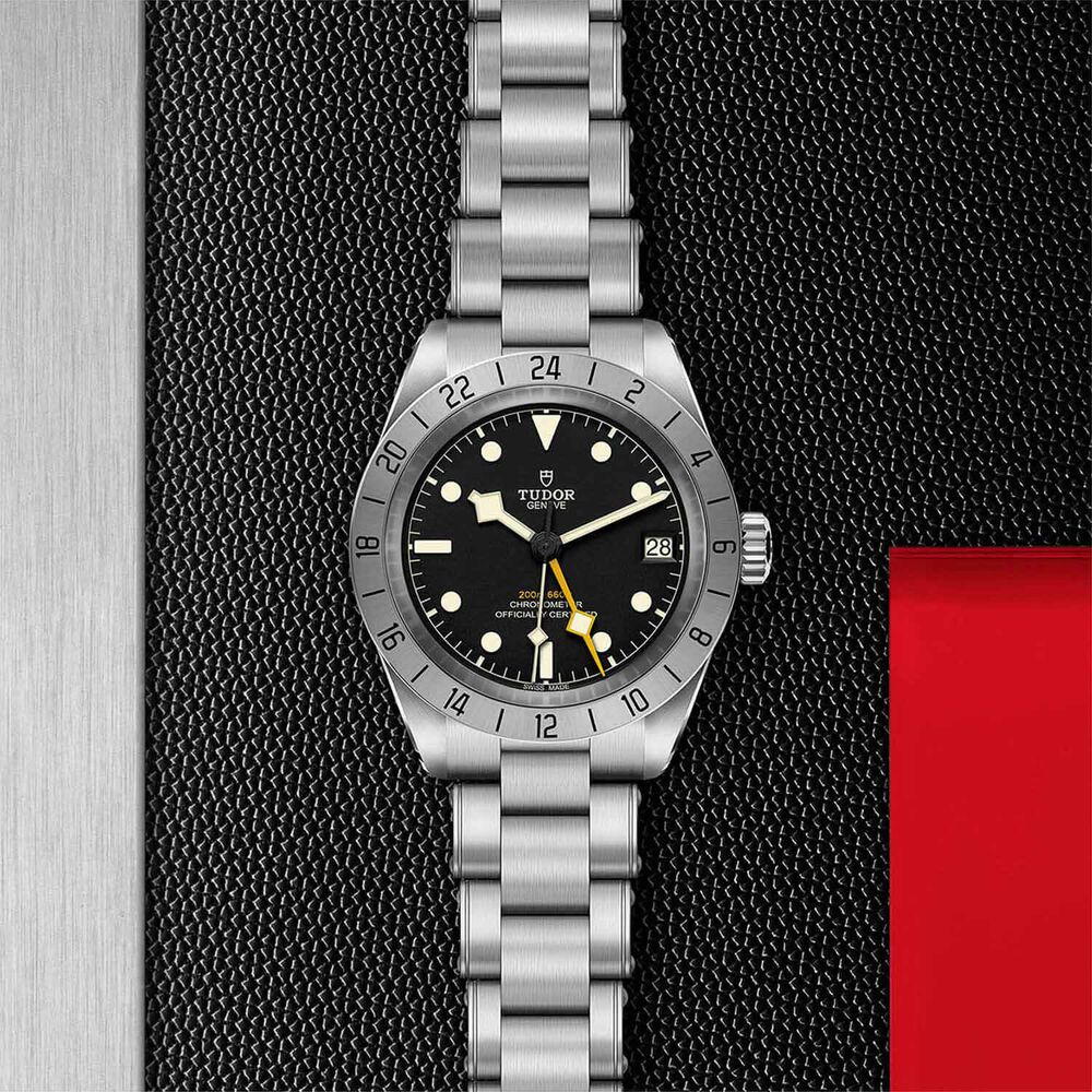 Tudor Black Bay Pro 39mm Automatic Steel Case Black Dial Bracelet Watch image number 3