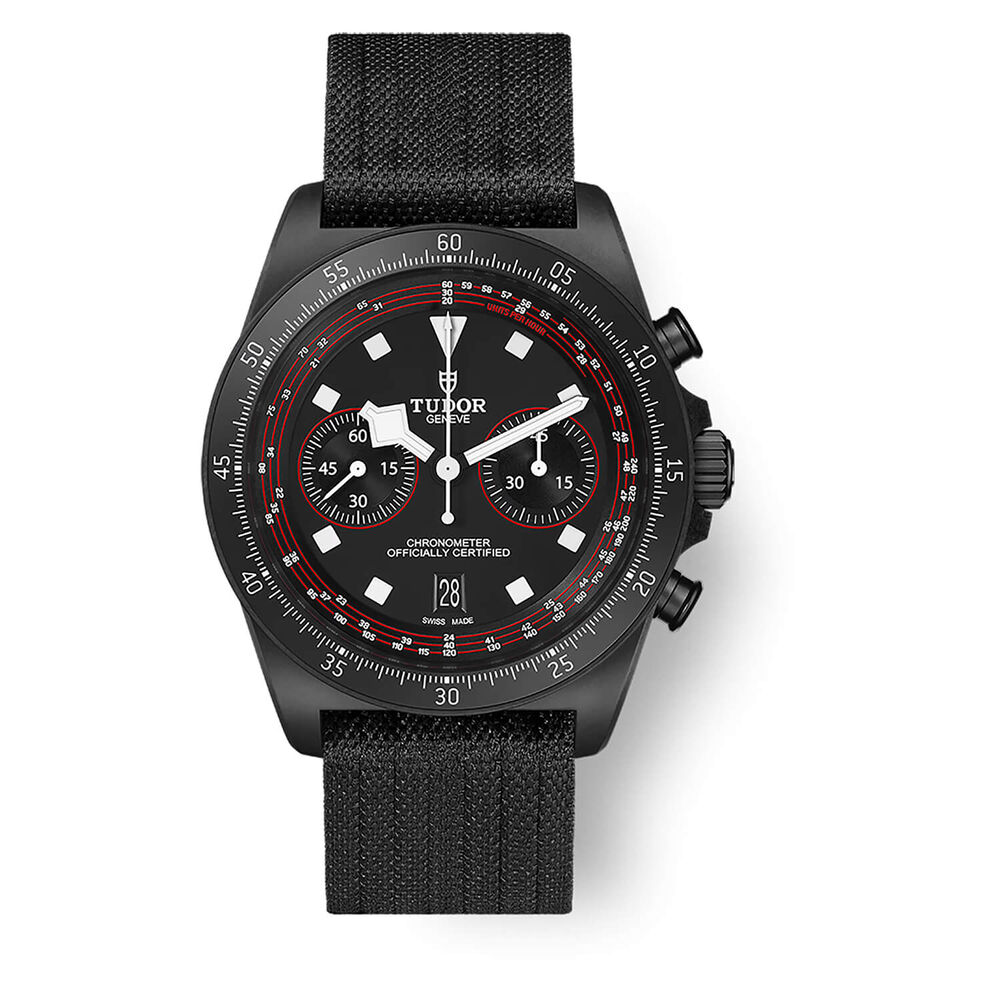 TUDOR Pelagos FXD Chrono Cycling Edition 43mm Black Dial Fabric Strap Watch image number 0