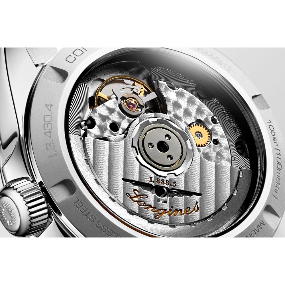 Longines Conquest 2023 34mm Sunray Brown Steel Case & Bracelet Ladies' Watch image number 4