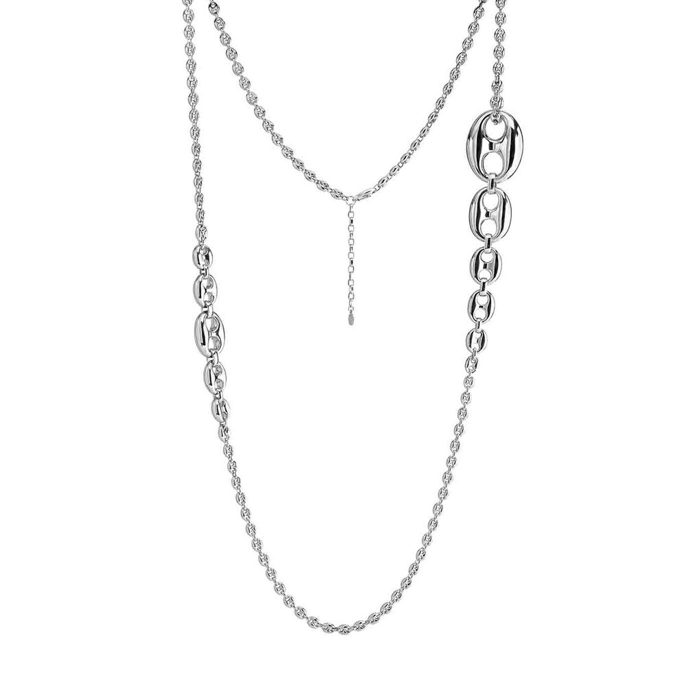 Eclat Icon Showcase Sterling Silver Ladies Necklace image number 0