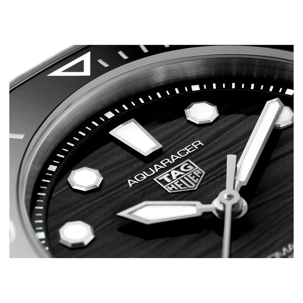 TAG Heuer Aquaracer Professional 300 36mm Black Dial & Bezel Stainless Steel Bracelet Watch image number 2