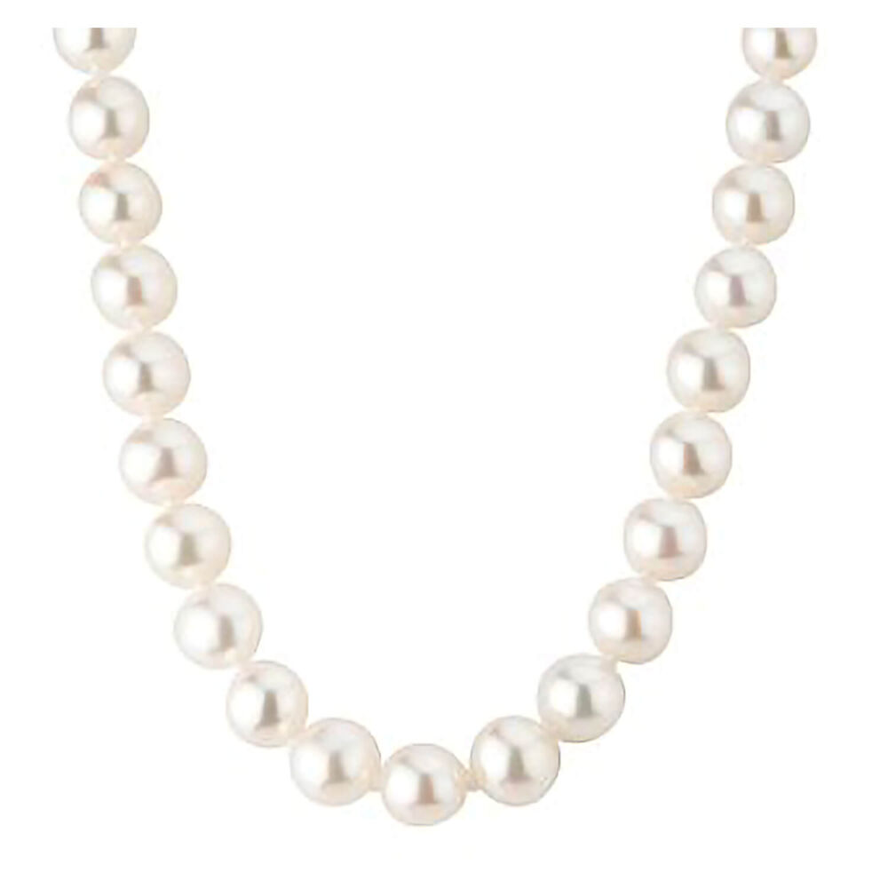 9ct gold 8-8.5mm freshwater cultured pearl necklace