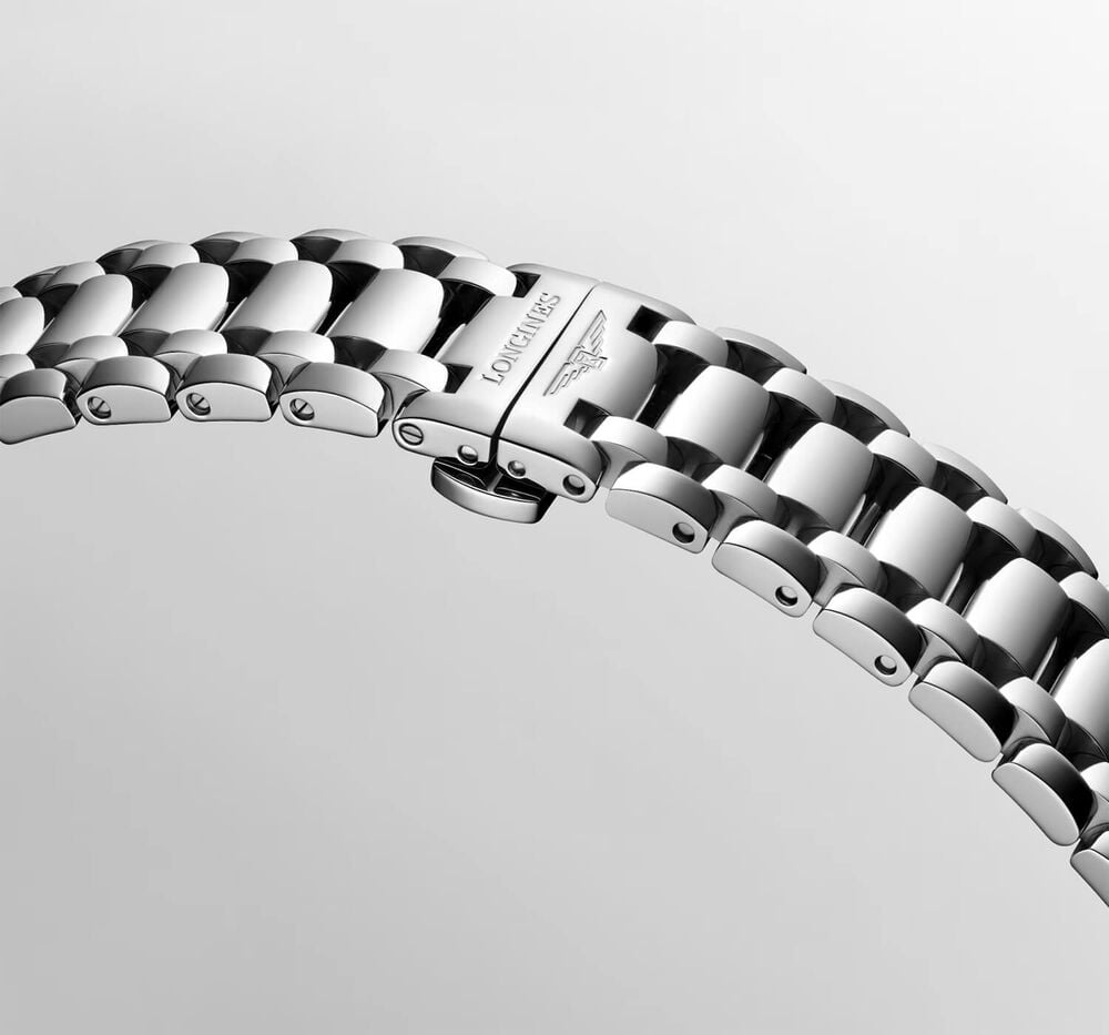 Longines Primaluna 30mm White Dial Stainless Steel Bracelet Watch image number 4