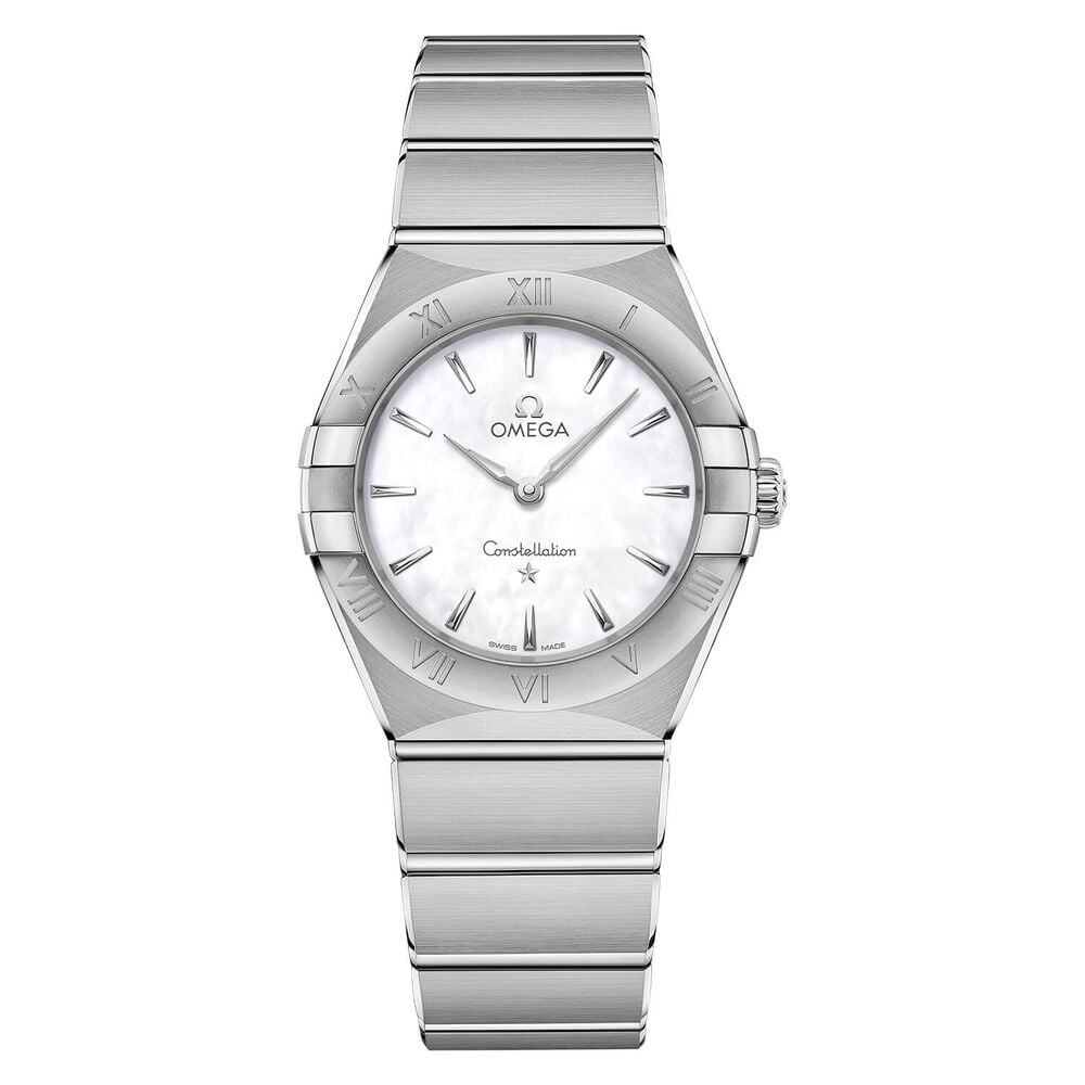 Omega Constellation Ladies Quartz 28mm Steel Strap Watch image number 0