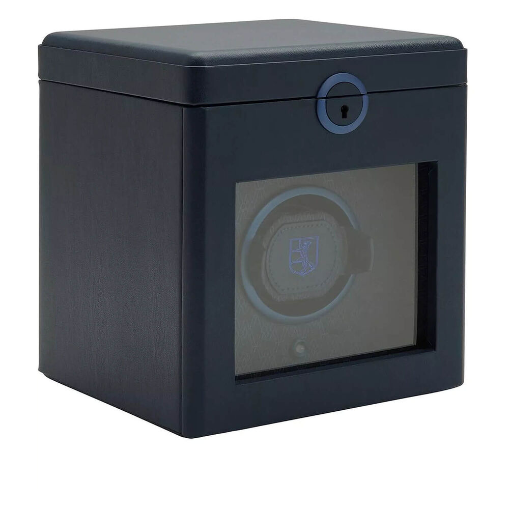 WOLF Earth Single Watch Winder Midnight Blue