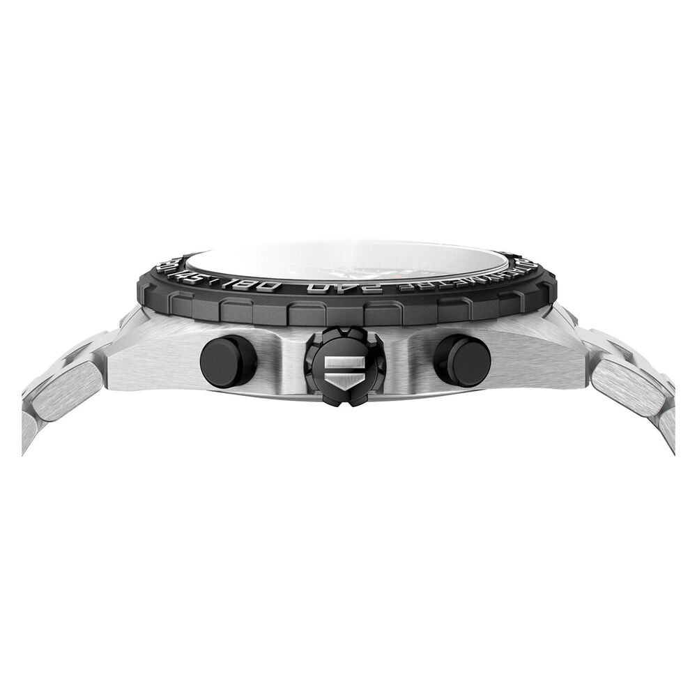 TAG Heuer Formula 1 Chronograph 43mm Black Dial Steel Bracelet Watch image number 1