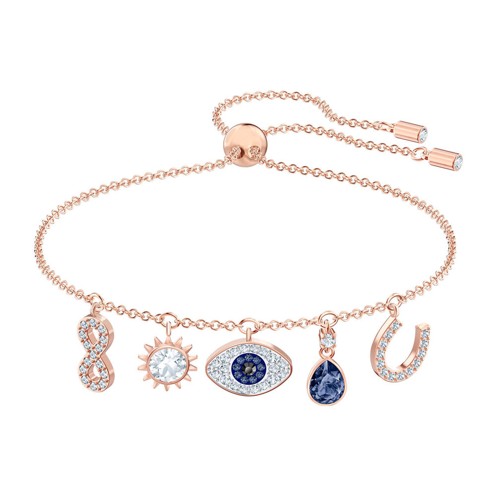 Swarovski Symbolic Collection Rose Gold Tone Plated With Various Symbols