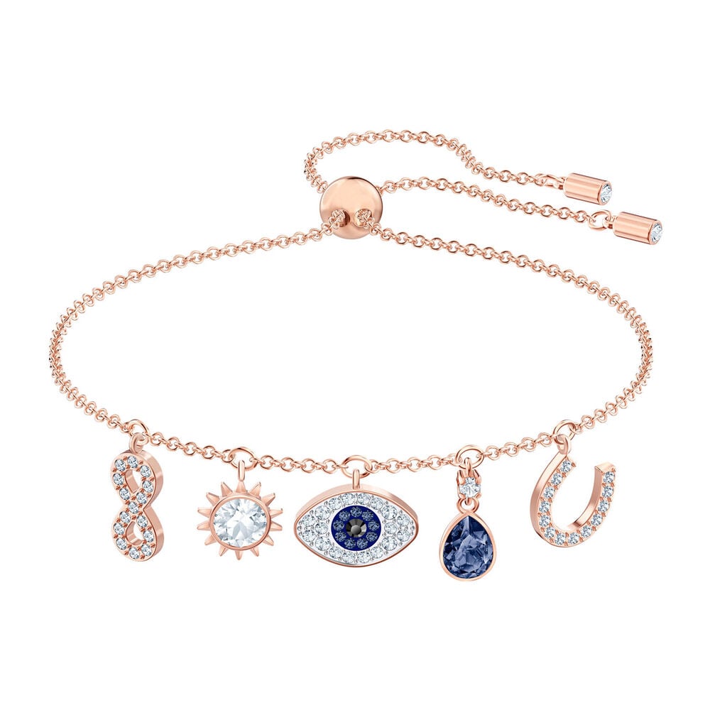 Swarovski Symbolic Collection Rose Gold Tone Plated With Various Symbols