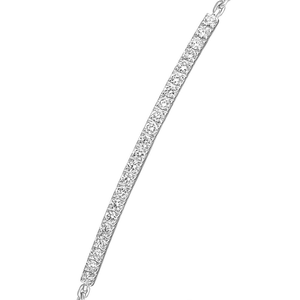 Messika Gatsby Bar 0.25ct Diamond White Gold Bracelet image number 2